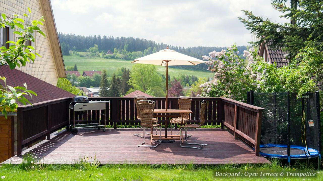 Entire House In Schwarzwald With Mountain View, Private Gym,Sauna And Garden Villa Unterkirnach Buitenkant foto
